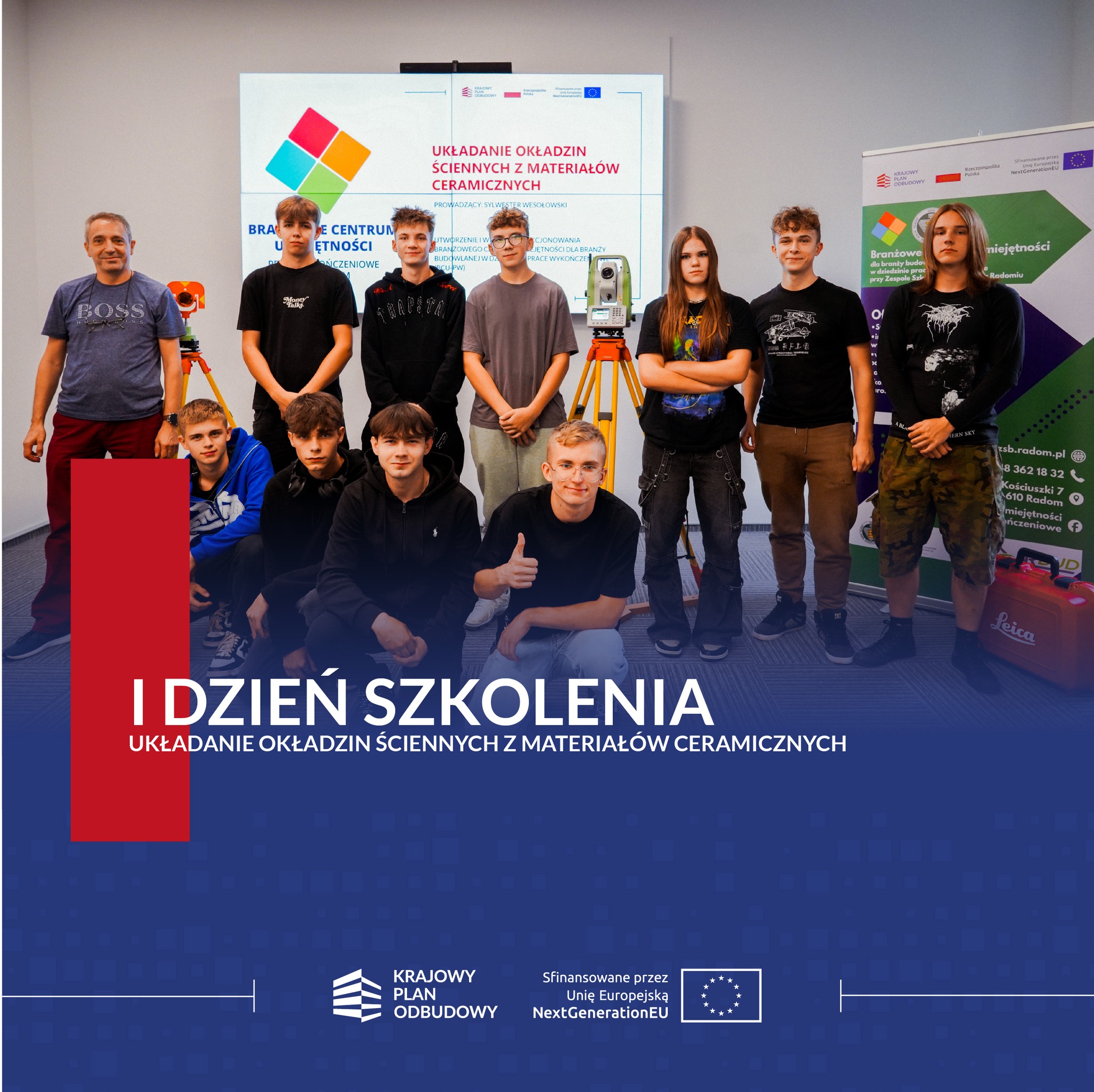 Szkolenie 13-15.09.2024 -  Układanie okładzin ściennych z materiałów ceramicznych
